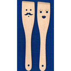 Łopatka płaska komplet  " Pan & Pani "   29cm